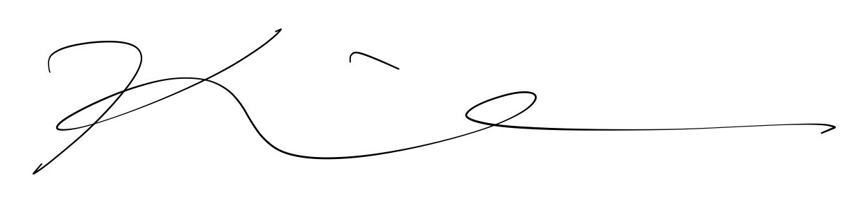 Kinuko Kimura, Founder and CEO Sign